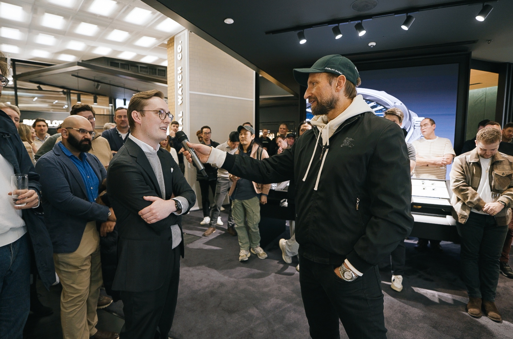 andrew mcutchen justin hast iwc ingenieur blue dial event 1