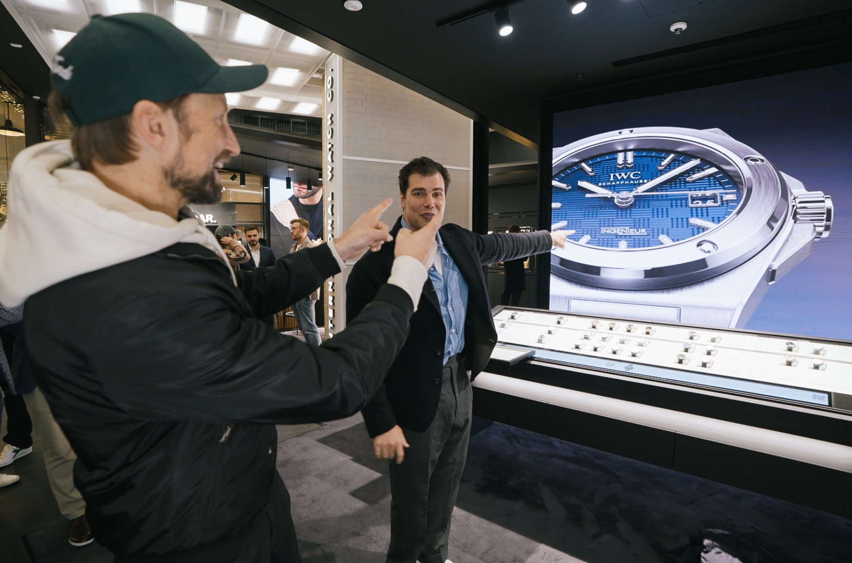 andrew mcutchen justin hast iwc ingenieur blue dial event 3