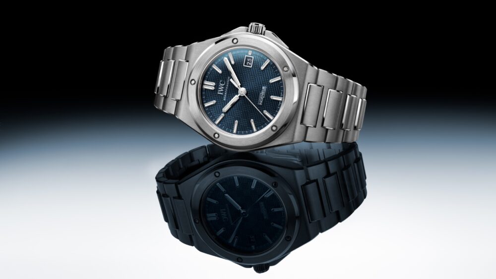 A classic blue dial joins the IWC Ingenieur Automatic 40 collection