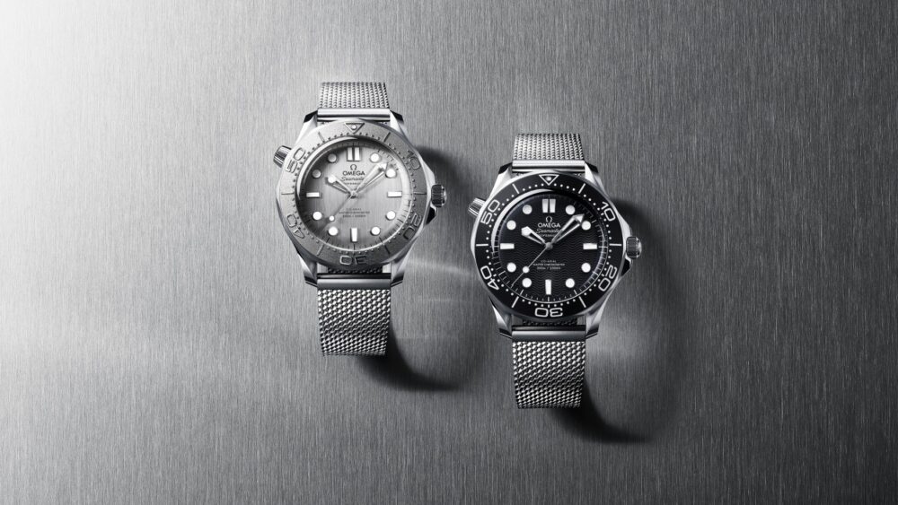 Omega launches two new greyscale Seamaster 300M models
