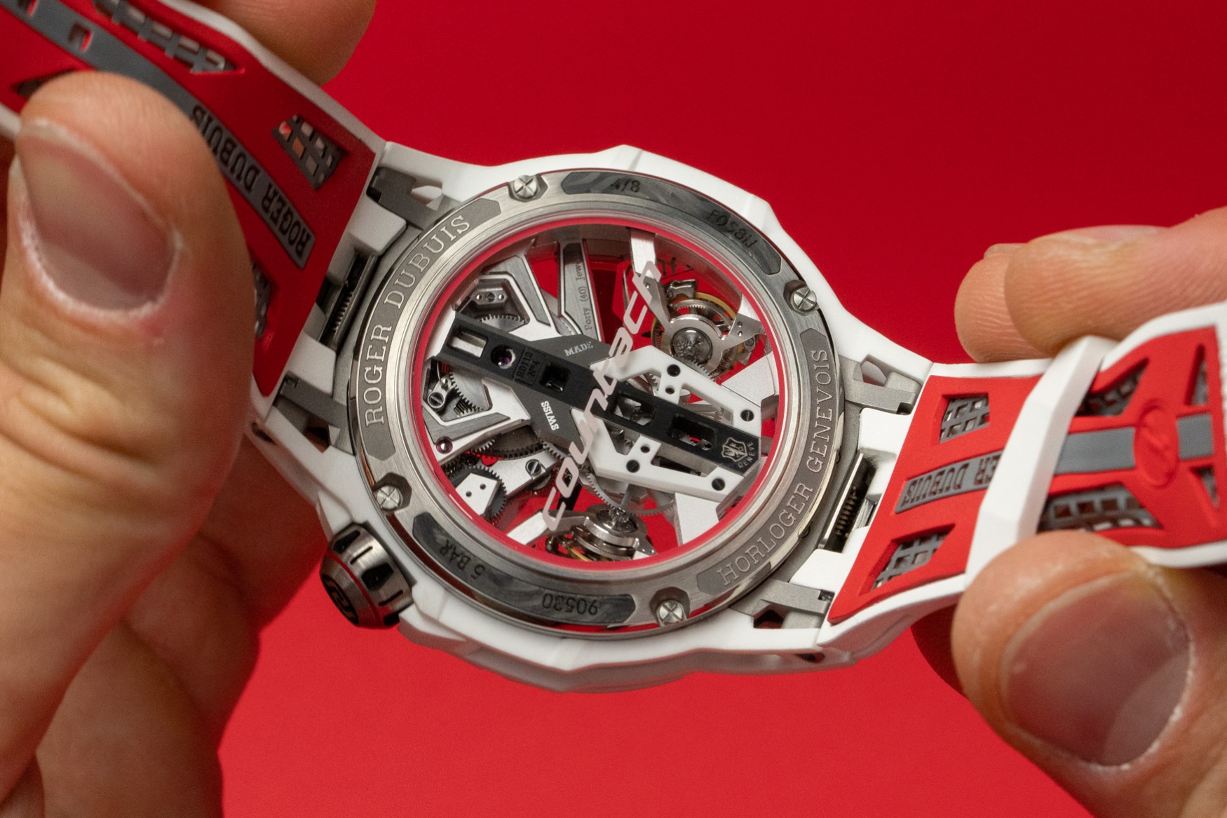 roger dubuis excalibur spider lamborghini countach movement caseback