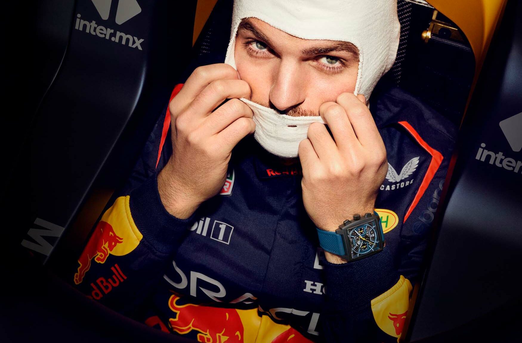 TAG Heuer Monaco Chronograph Skeleton Navy Blue Max Verstappen
