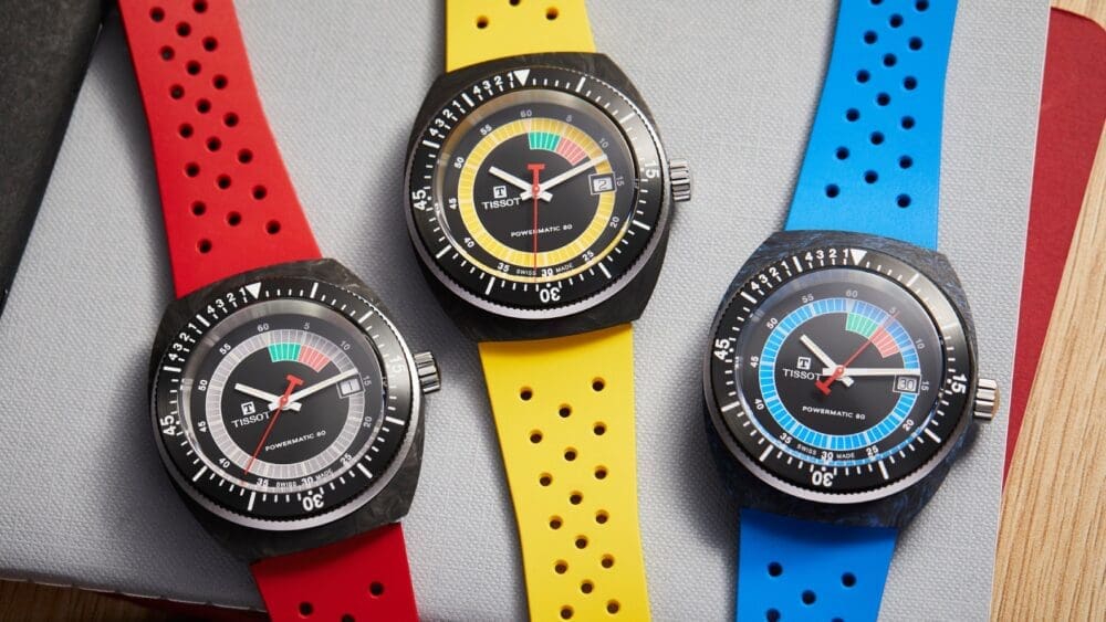 Tissot revives the trailblazing Sideral with a new forged carbon case (live pics)