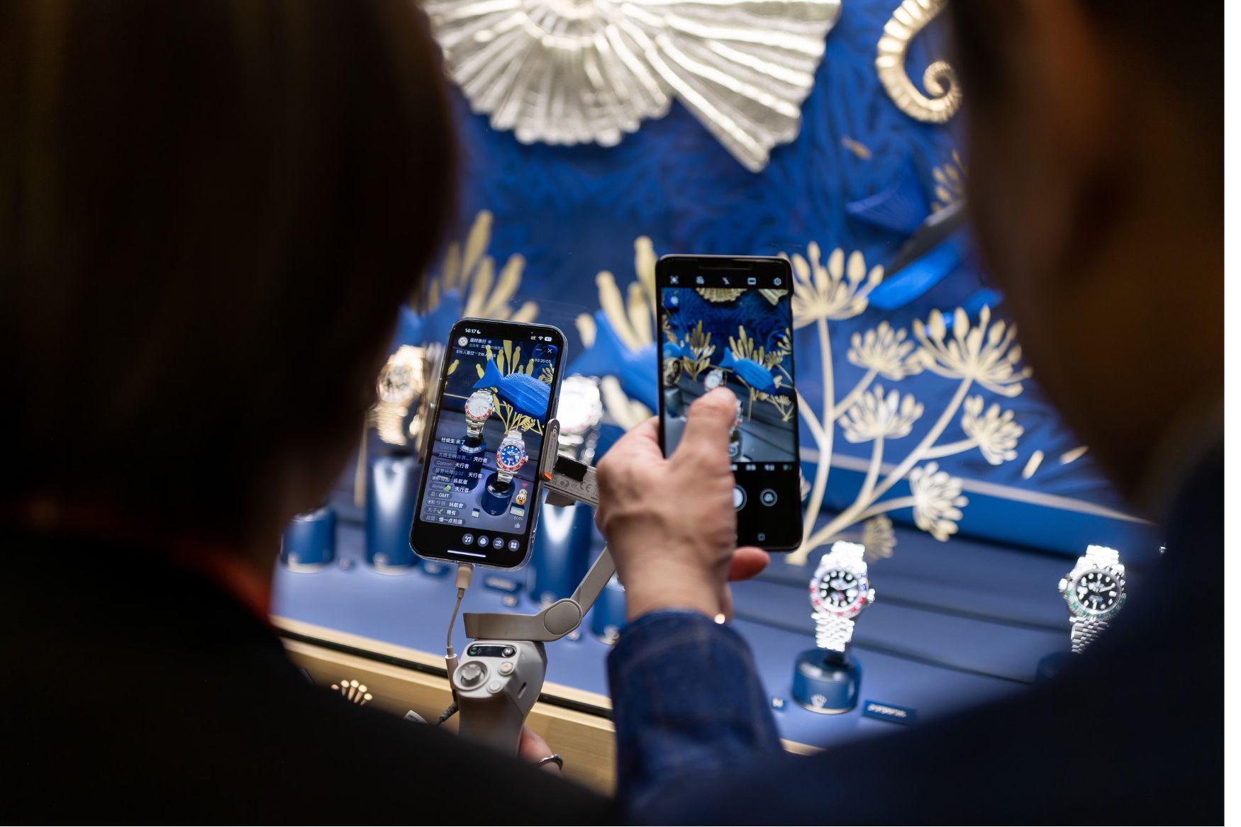 watches and wonders press photo cellphones up close